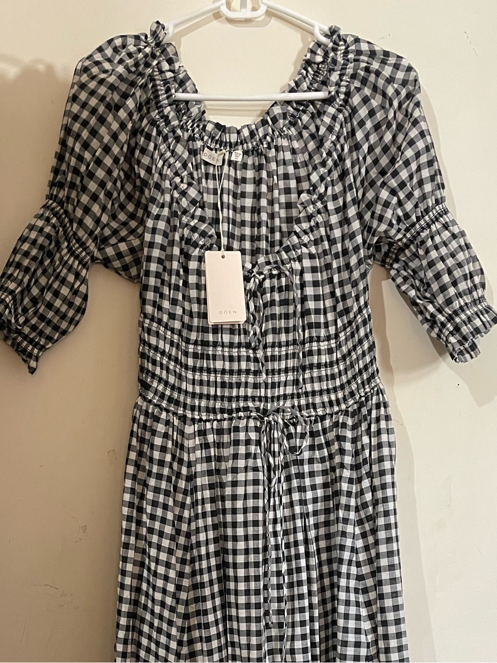 DÔEN ischia Gingham Maxi Dress - Picture 2 of 2